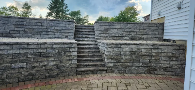 retaining wall geo grid