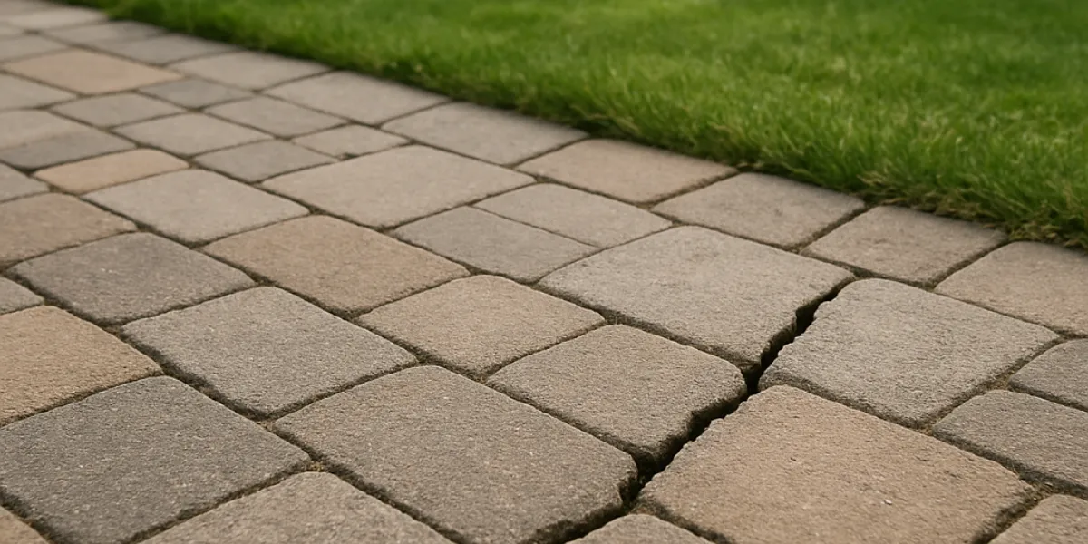 what to do when patio starts to crack